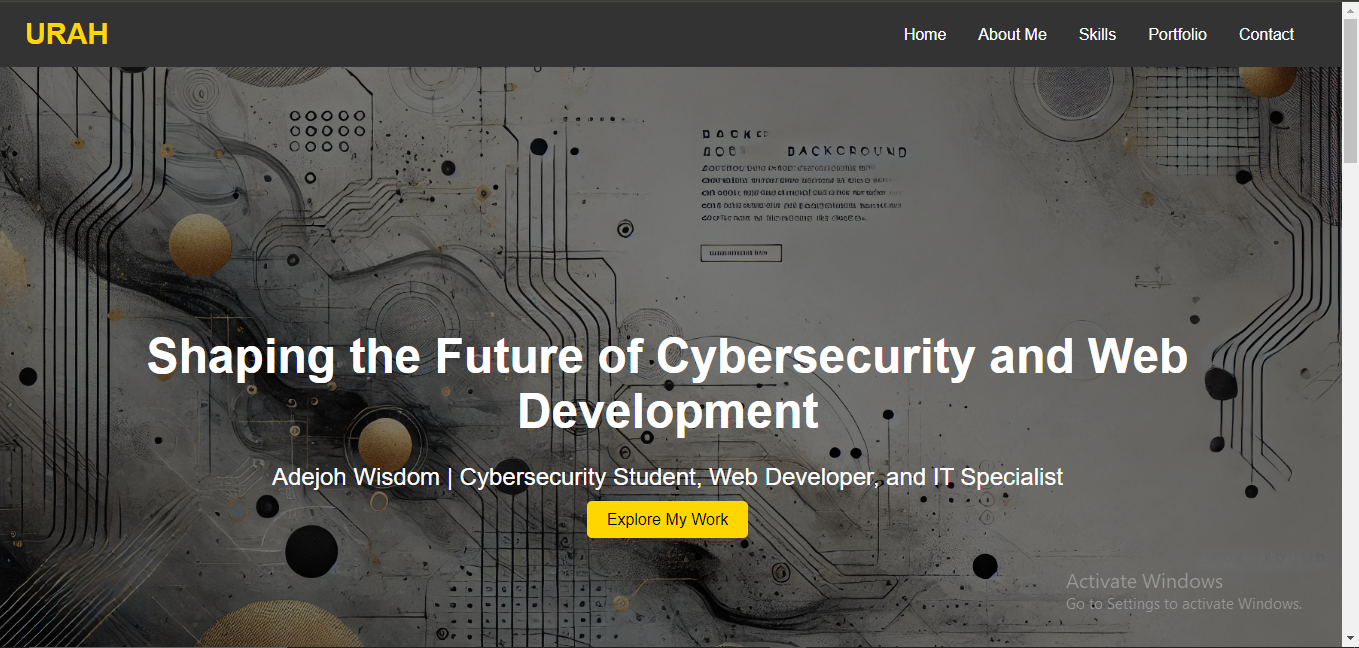 Personal Portfolio Website